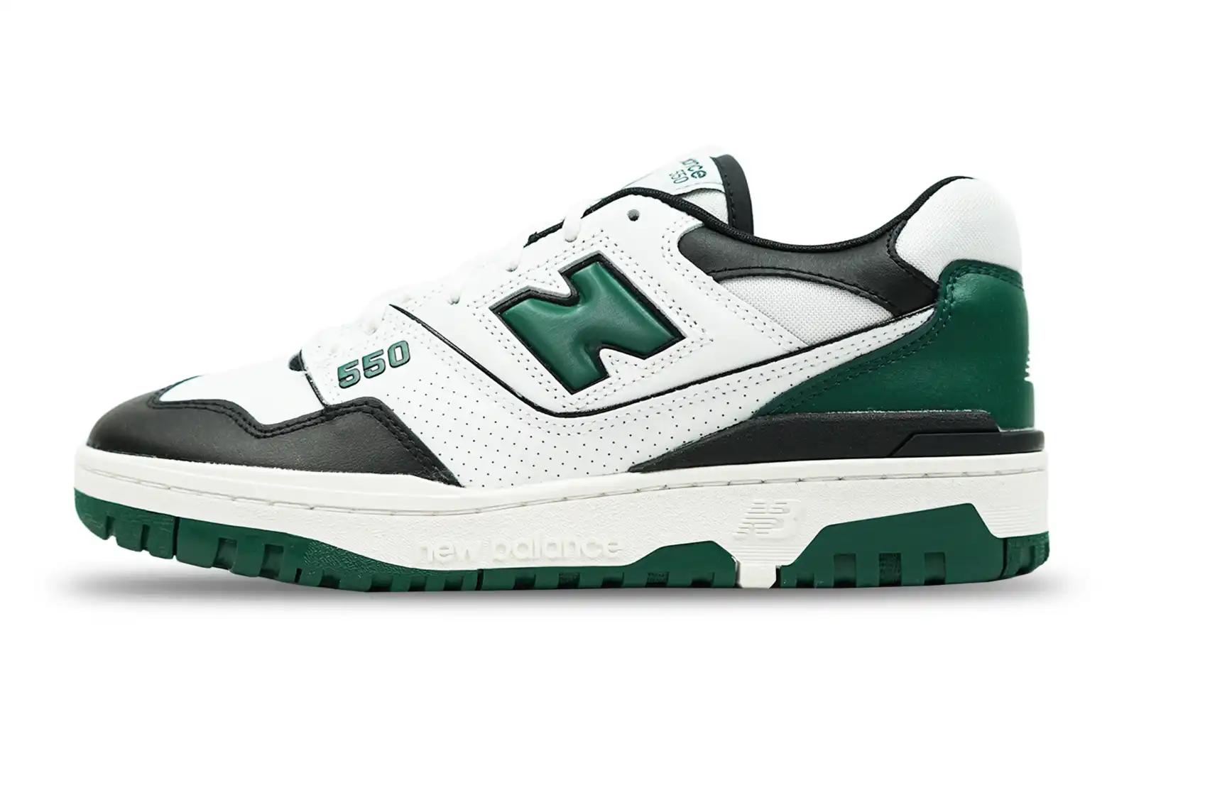 New Balance 550 White Green Black