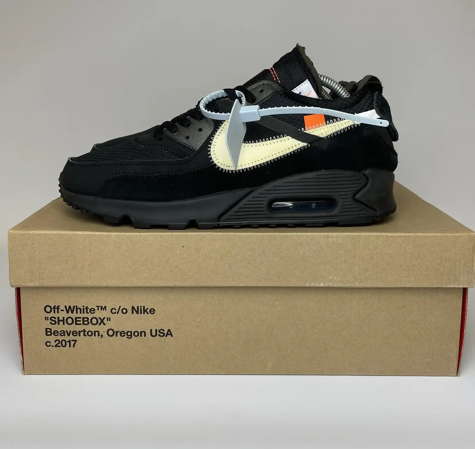 Nike Air Max 90 Off-White Black UK9