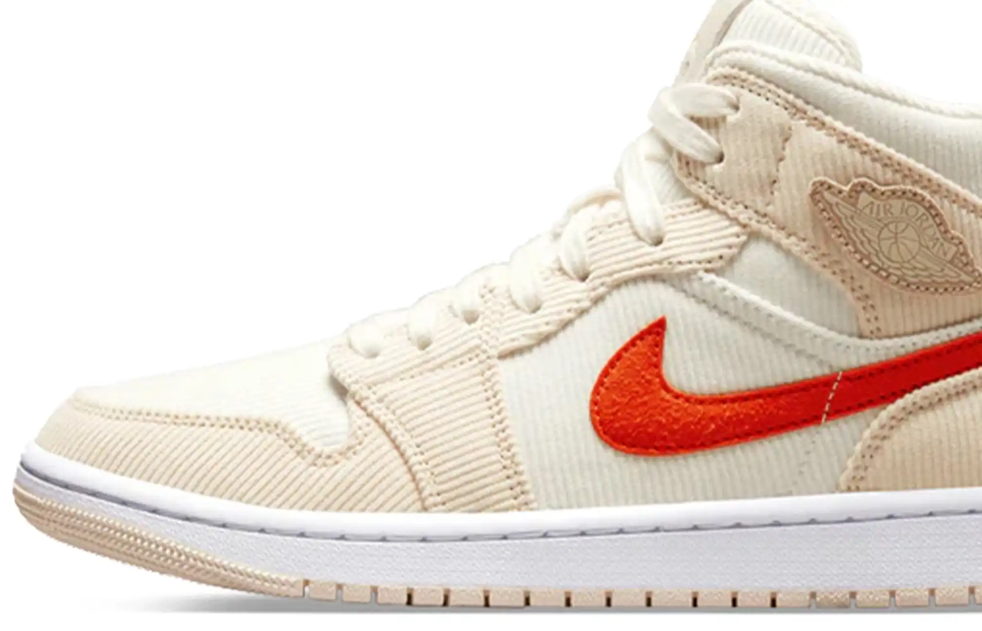 Air Jordan 1 Mid SE Corduroy Sail