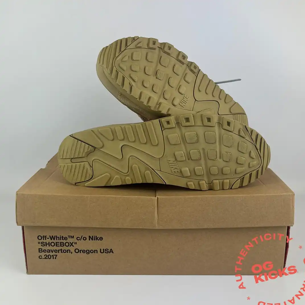 Nike Air Max 90 Off-White Desert Ore UK8.5