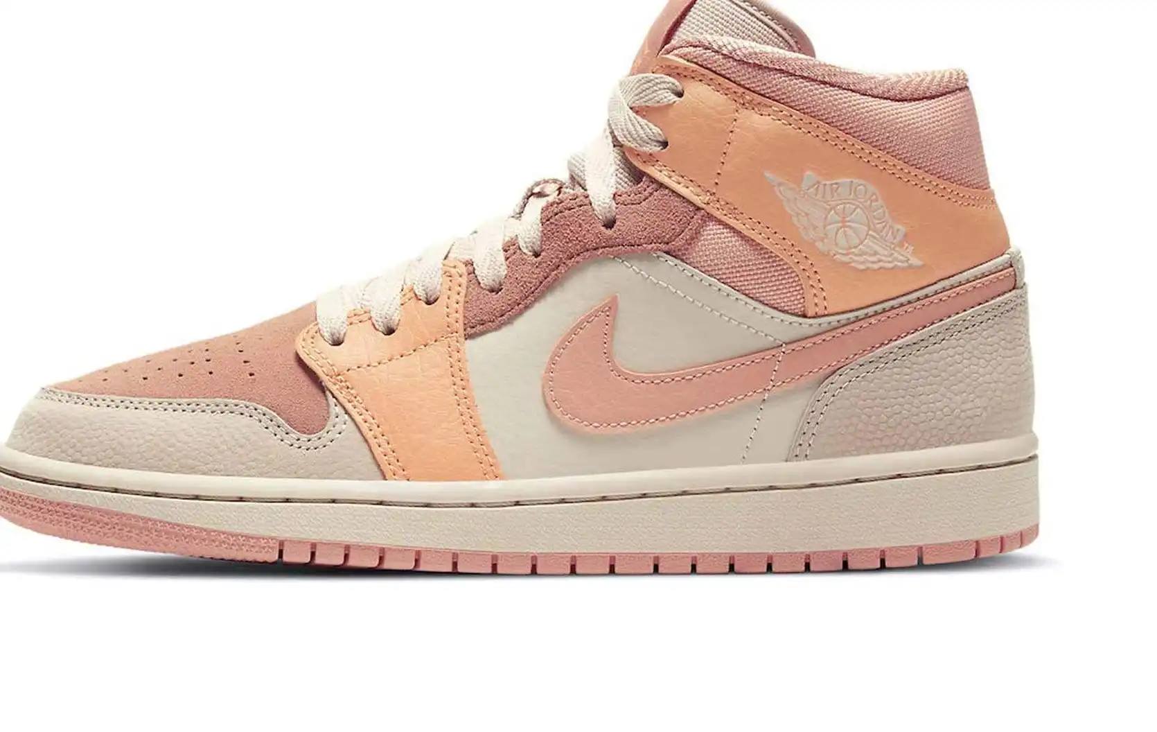 Air Jordan 1 Mid Apricot Orange W