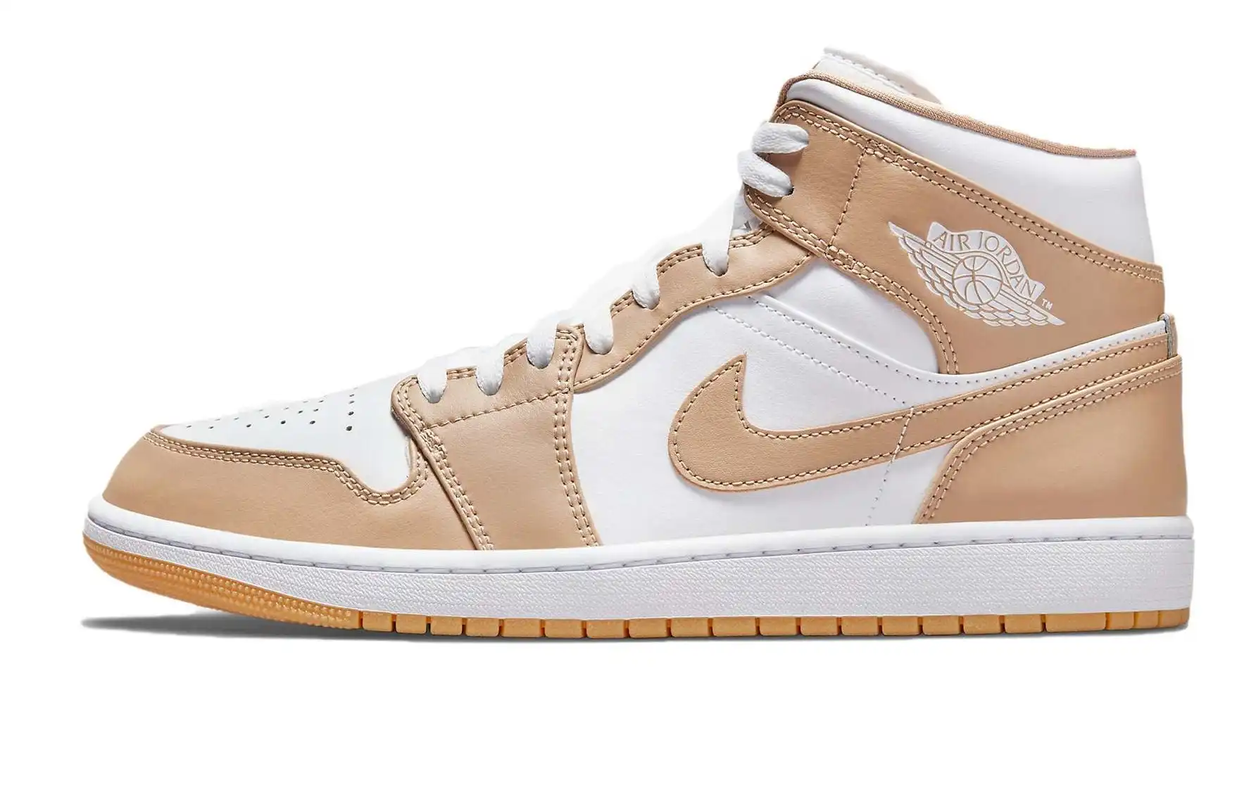 Air Jordan 1 Mid Tan Gum