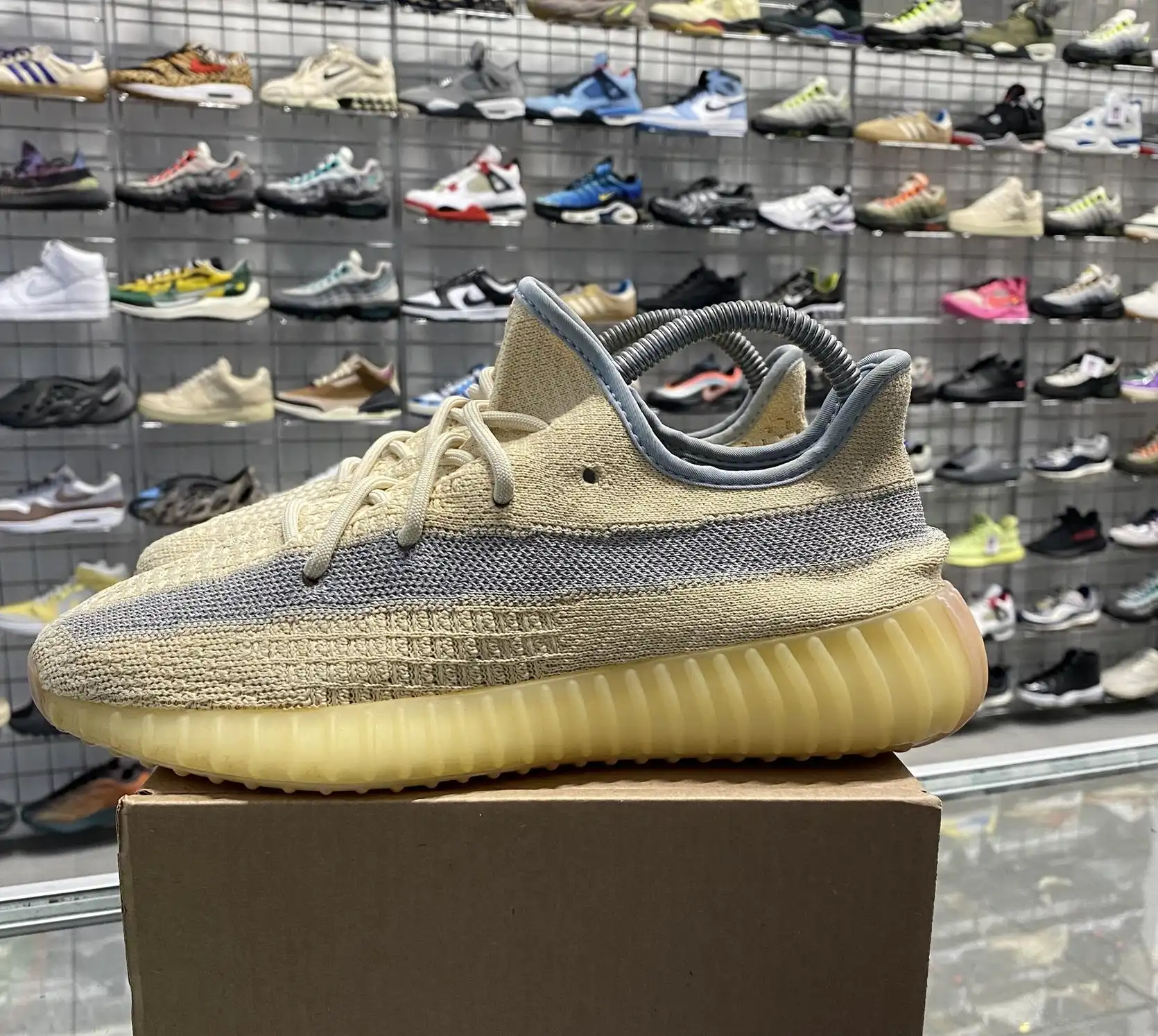 Adidas Yeezy Boost 350 V2 'Linen' UK6.5 (No Box)