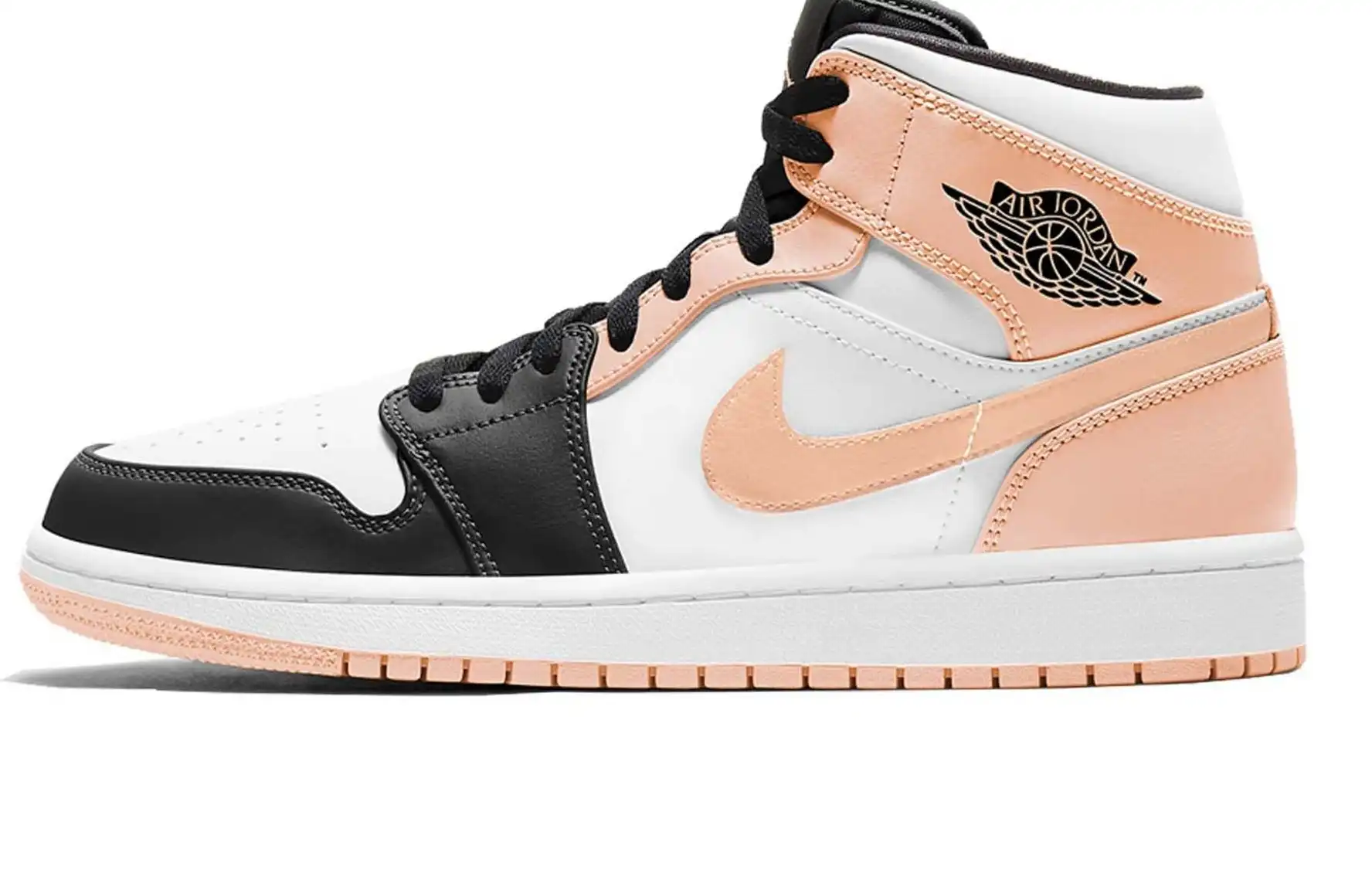 Air Jordan 1 Mid Arctic Orange Black Toe