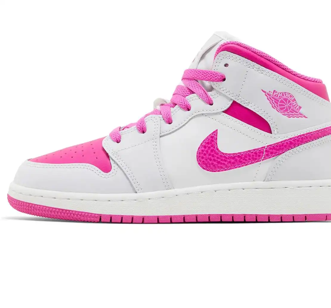 Jordan 1 Mid Fire Pink GS