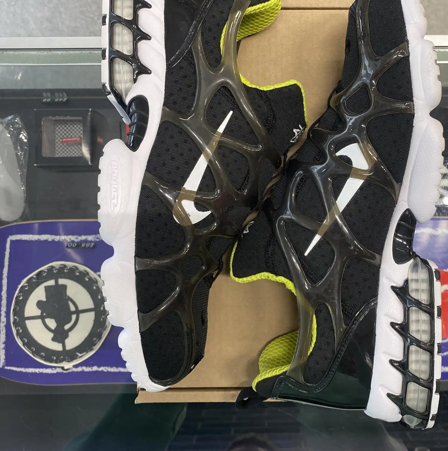 Nike Air Kukini Spiridon Cage 2 x Stussy Black UK9 (No Box)
