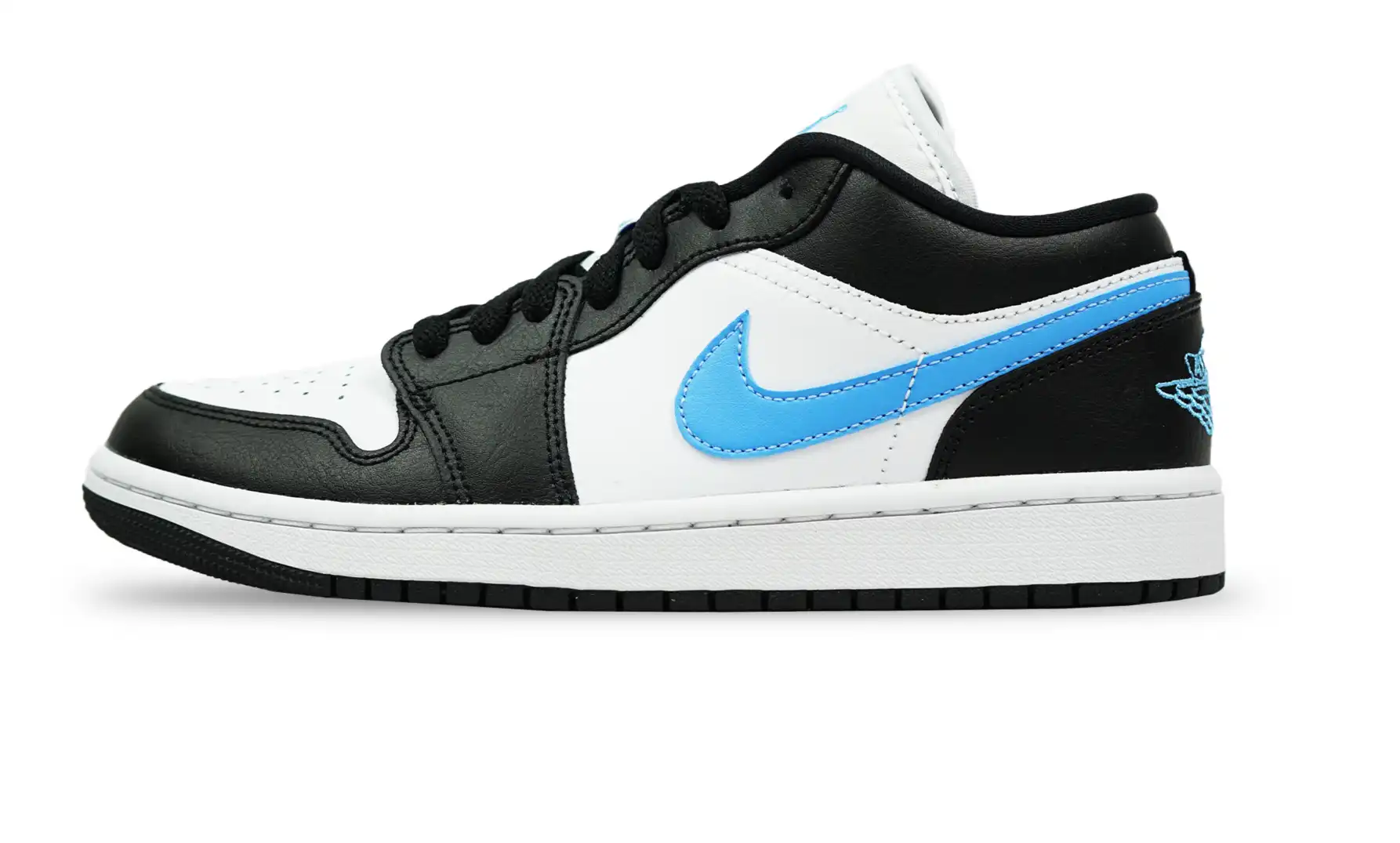 Air Jordan 1 Low Black University Blue White W