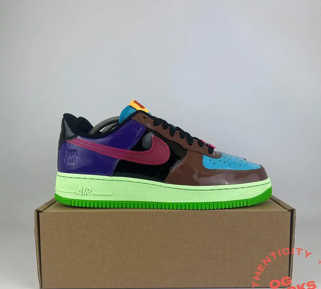 Nike Air Force 1 Low SP Undefeated Multi-Patent Pink Prime (No Box) UK7.5
