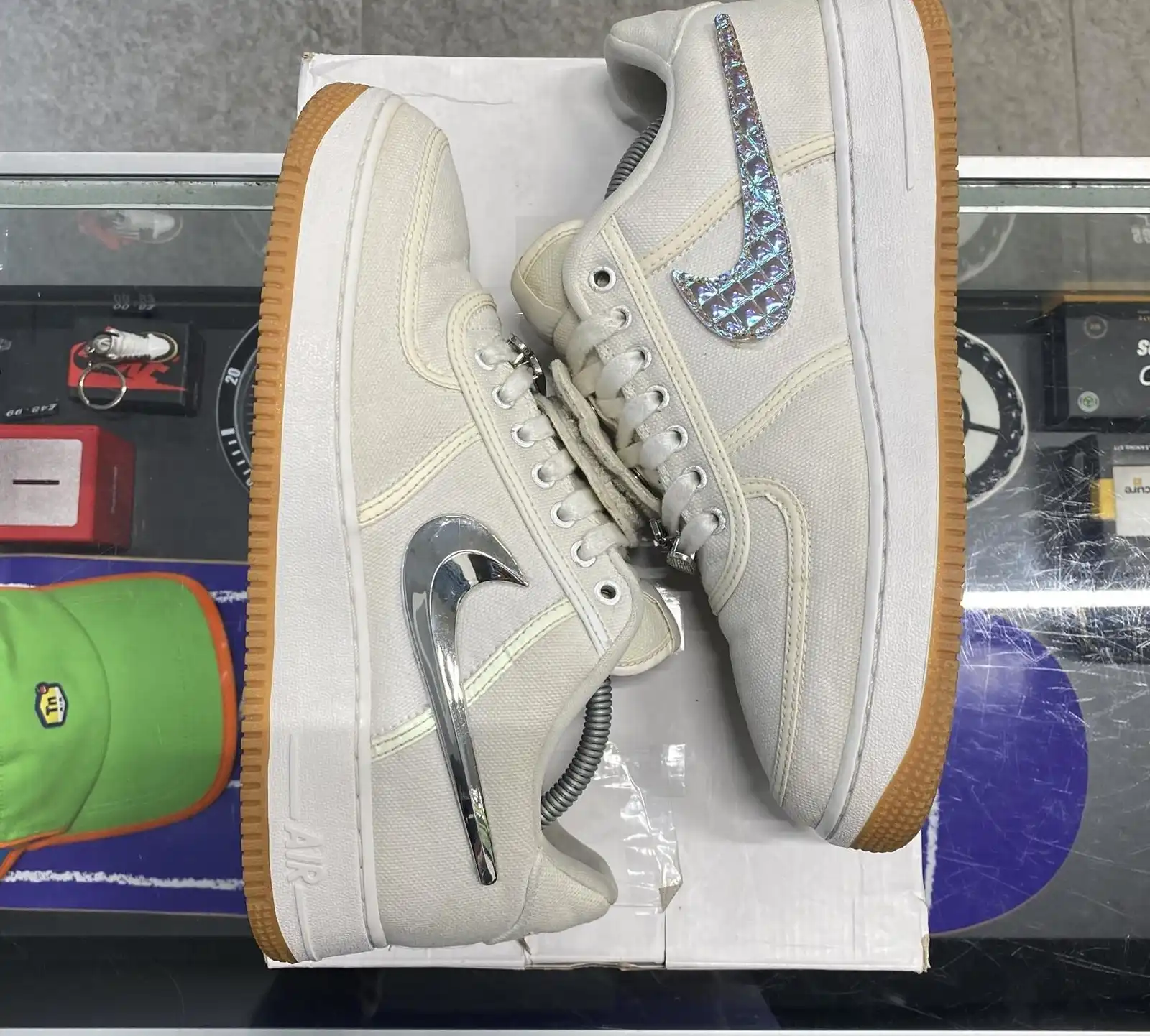 Nike Air Force 1 Low Travis Scott 'Sail' UK8.5