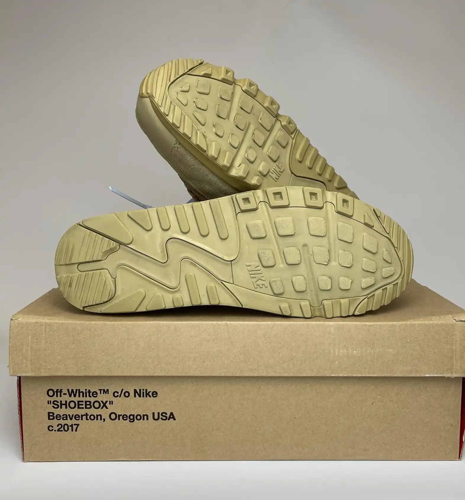 Nike Air Max 90 Off-White Desert Ore UK8.5