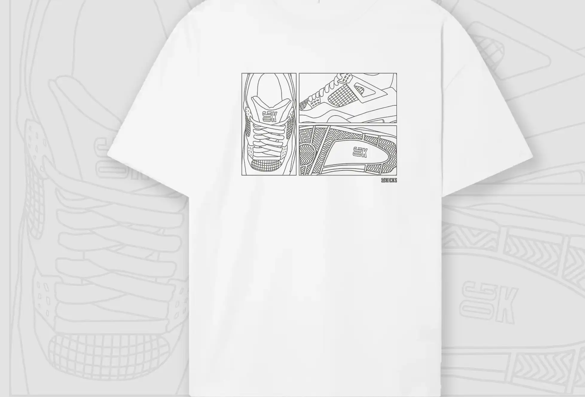 OGKicks - Jordan 4 Grey T-Shirt