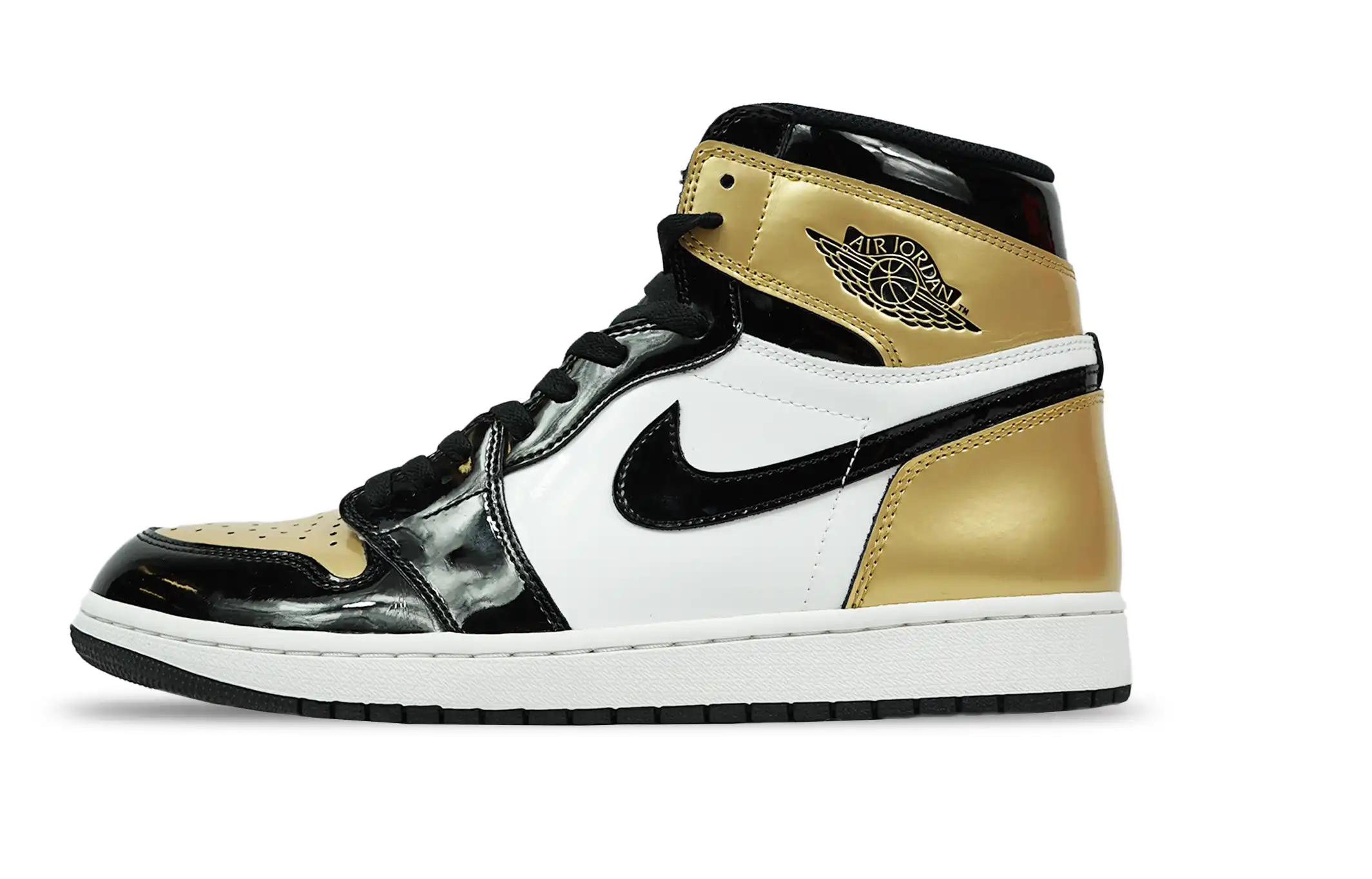Air Jordan 1 Retro High NRG Patent Gold Toe