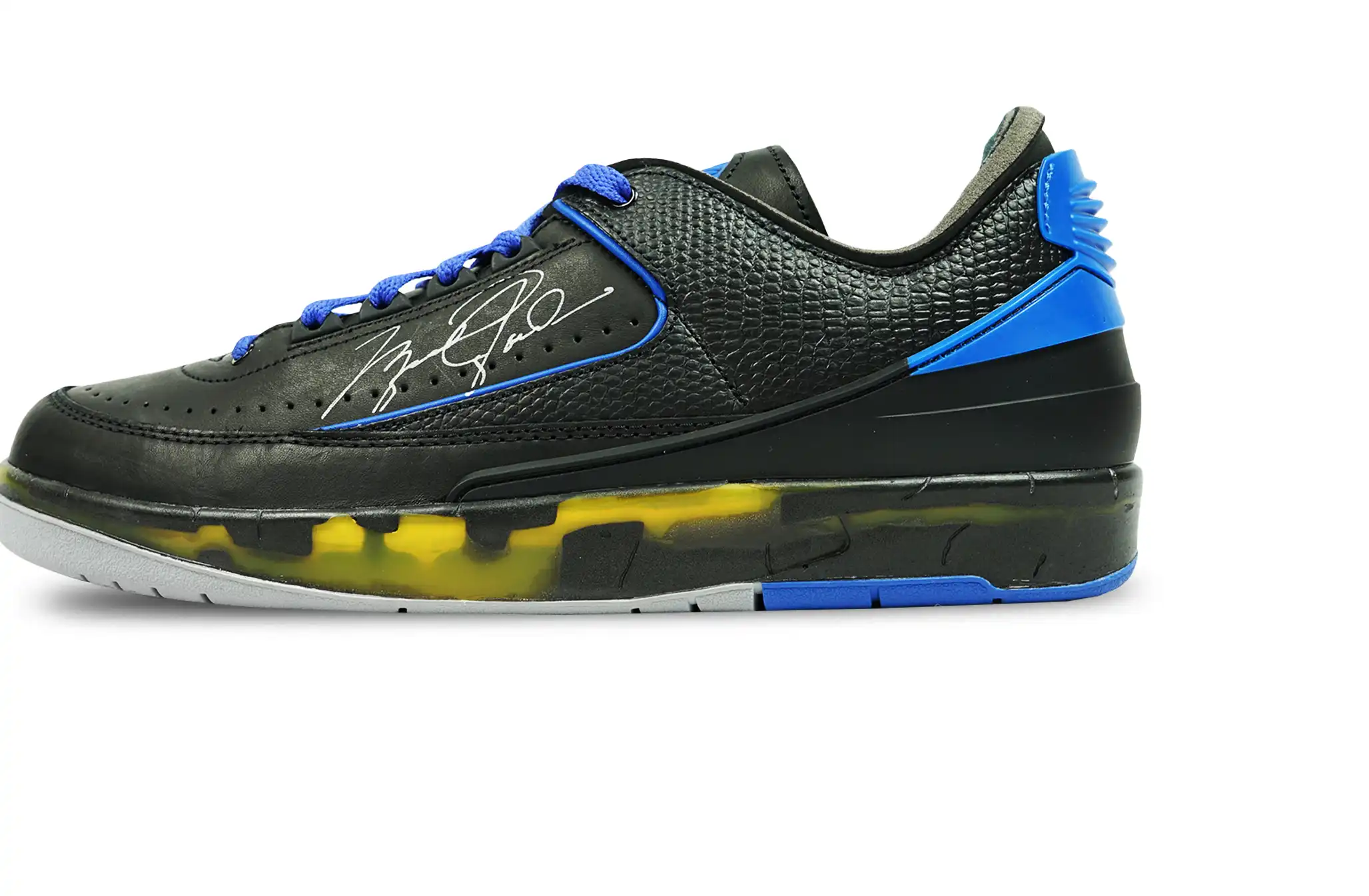Air Jordan 2 Retro Low SP Off-White Black Blue