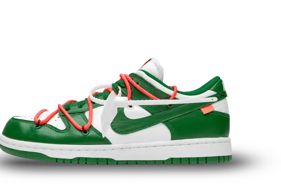 Off-White x Nike Dunk Low 'Pine Green'