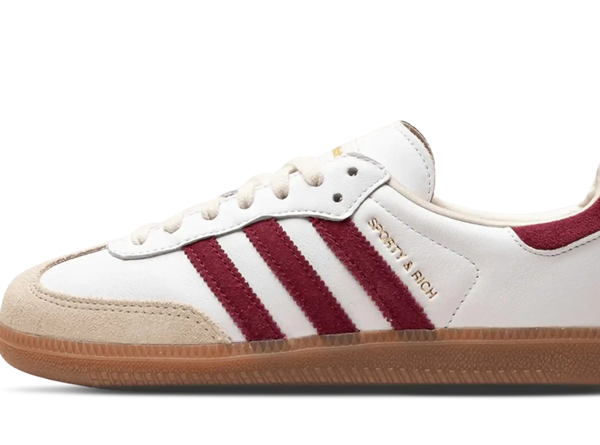 adidas Samba Sporty & Rich 'White Collegiate Burgundy'