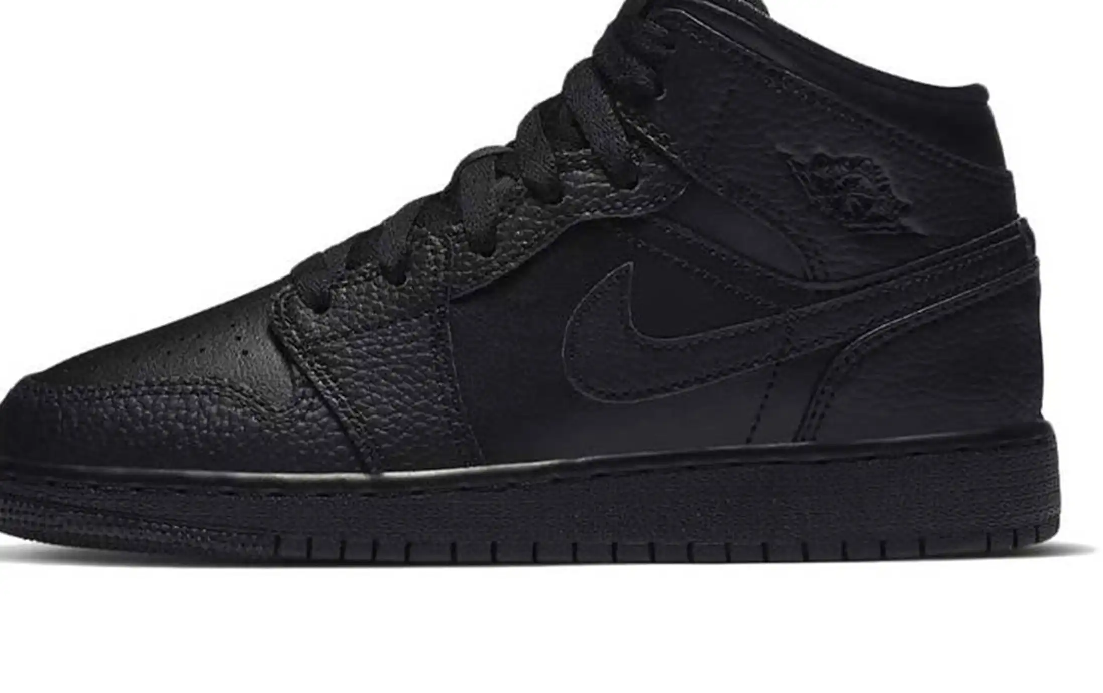 Air Jordan 1 Mid Triple Black 2022