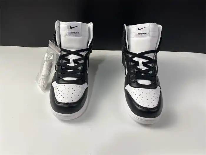 Rep Nike Dunk High Ambush Black White CU7544-001