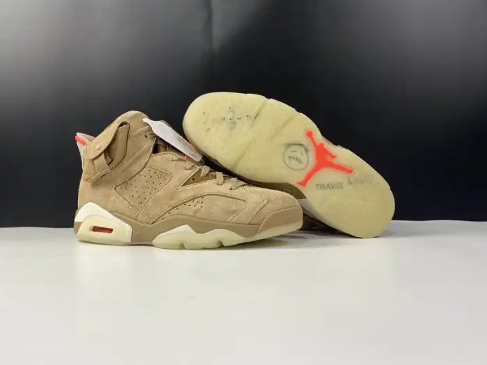 Rep Air Jordan 6 Retro Travis Scott British Khaki DH0690-200