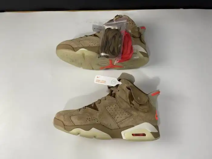 Rep Air Jordan 6 Retro Travis Scott British Khaki DH0690-200