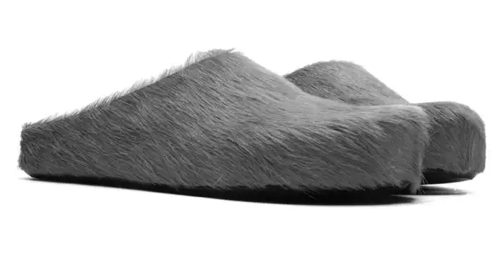 Fussbet Sabot calf-hair slippers