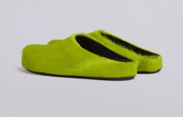 Fussbet Sabot calf-hair slippers