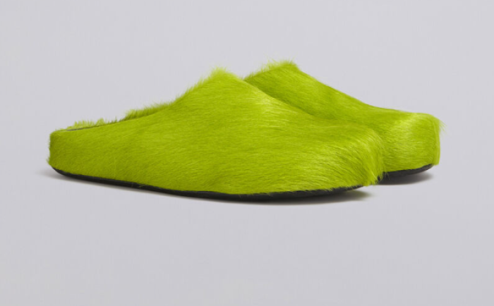 Onekick Fussbet Sabot calf-hair slippers