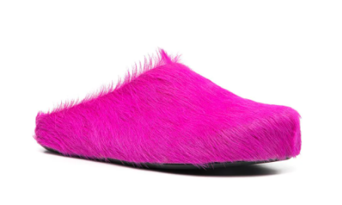 Onekick Fussbet Sabot calf-hair slippers