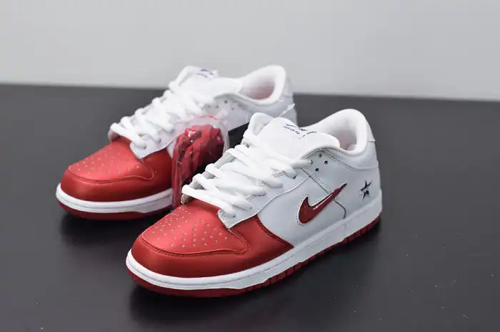 Cheap Nike SB Dunk Low Jewel Swoosh Red CK3480-600