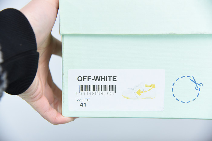 OFF WHITETM C O VIRGIL ABLOH OUT OF OFFICE LOW-TOP LEATHER SNEAKERS "OOO"