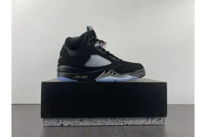 Rep Onekick AIR JORDAN 5 BLACK METALLIC (2016) 845035-003