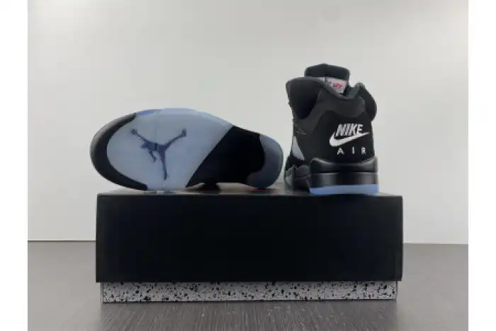 Rep Onekick AIR JORDAN 5 BLACK METALLIC (2016) 845035-003