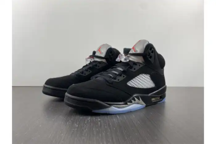 Rep Onekick AIR JORDAN 5 BLACK METALLIC (2016) 845035-003