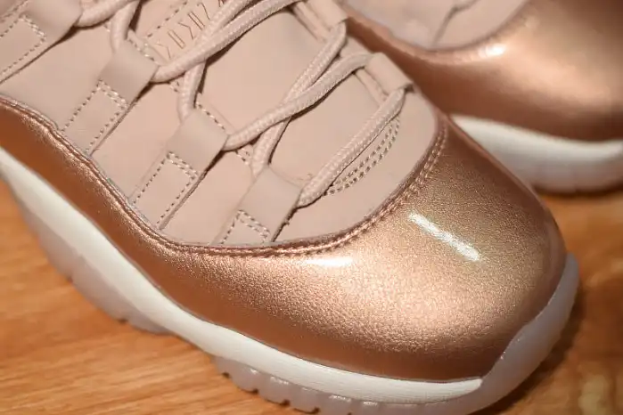 Rep Onekick Air Jordan 11 Low GS Rose Gold AH7860-105