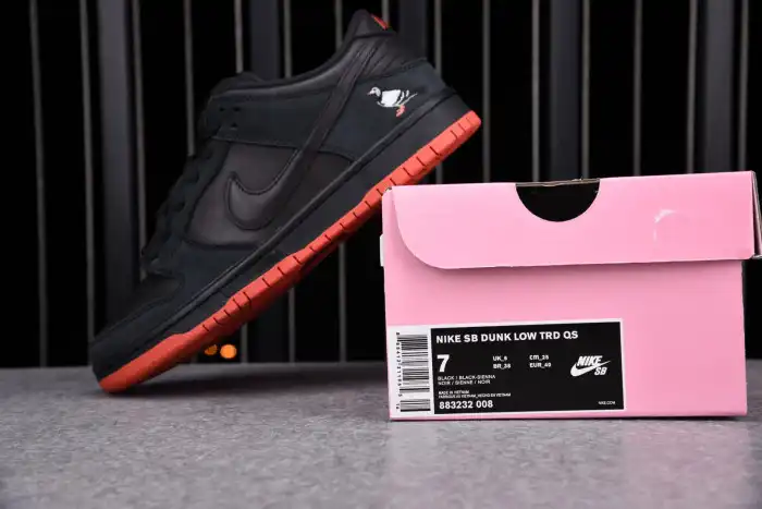 Cheap Nike SB Dunk Low Black Pigeon 883232-008