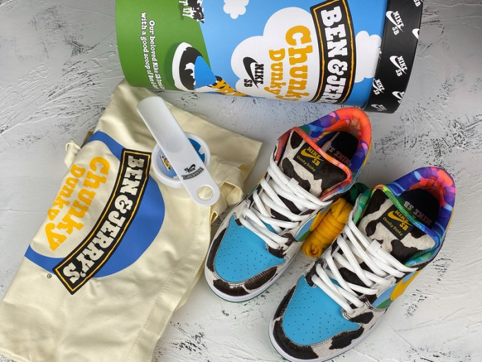 Nike SB Dunk Low Ben and Jerry's Chunky Dunky CU3244-100