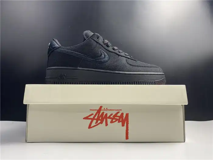 Rep NIKE AIR FORCE 1 LOW STUSSY BLACK CZ9084-001