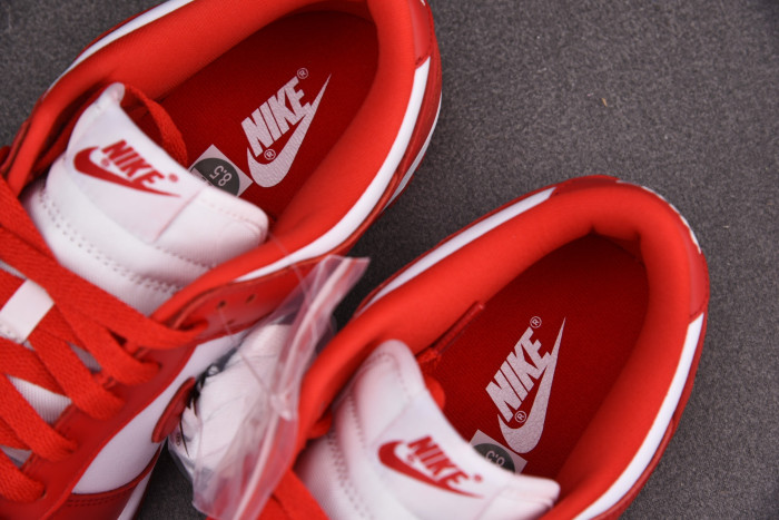 NIKE DUNK LOW UNIVERSITY RED WHITE CU1727-100