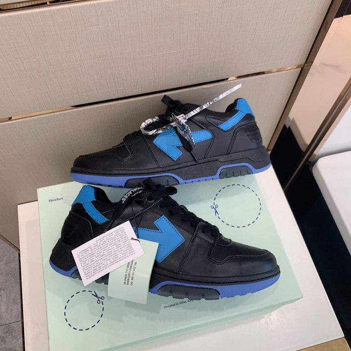 Onekick OFF WHITETM C O VIRGIL ABLOH OUT OF OFFICE LOW-TOP LEATHER SNEAKERS "OOO"