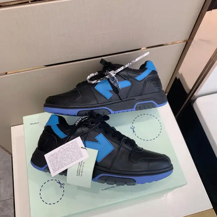 Rep OFF WHITETM C O VIRGIL ABLOH OUT OF OFFICE LOW-TOP LEATHER SNEAKERS 