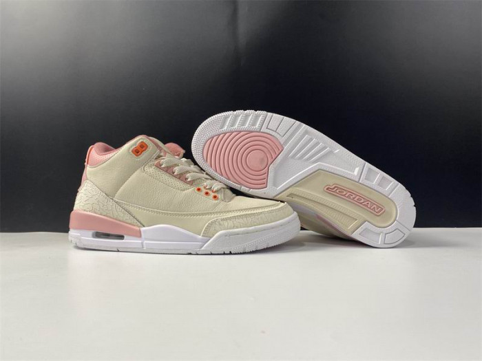 Onekick Air Jordan 3 Retro Sail Rust Pink (W) CK9246-116