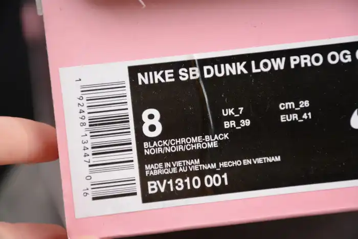 Rep Nike SB Dunk Low Diamond Supply Co Black Diamond BV1310-001