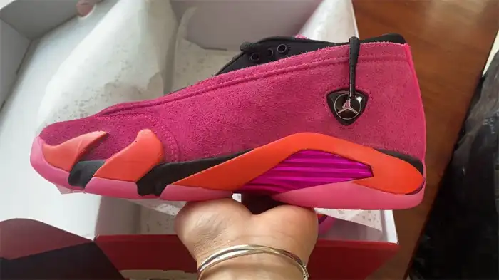 Cheap Jordan 14 Retro Low Shocking Pink (W) DH4121-600