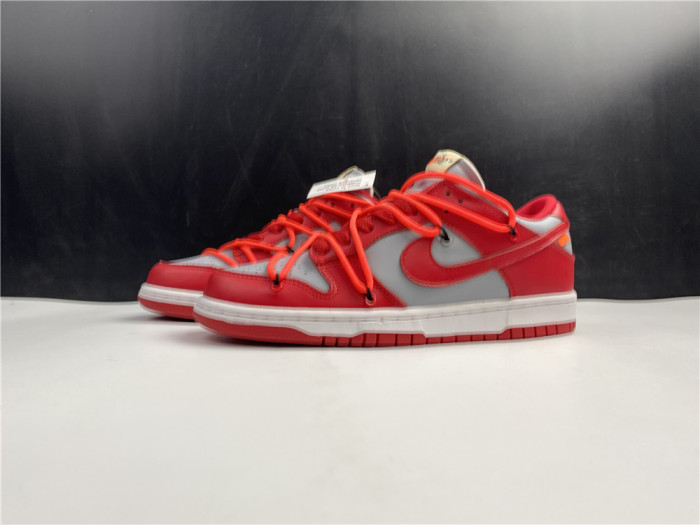 OFF-WHITE x Dunk Low 'University Red' CT0856-600