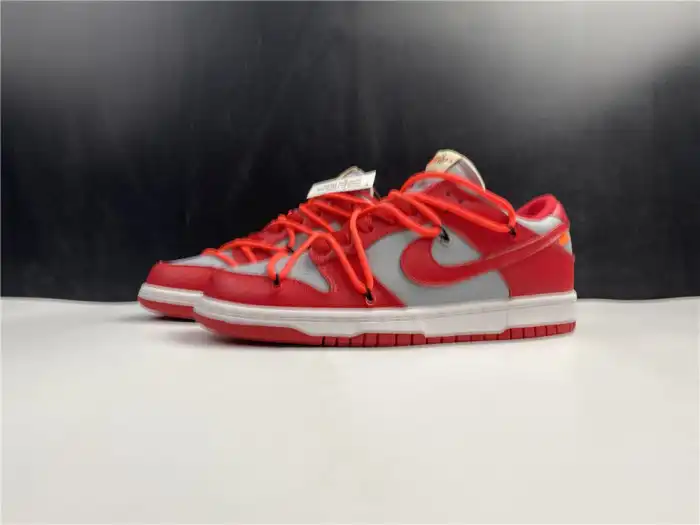 OFF-WHITE x Dunk Low 'University Red' CT0856-600