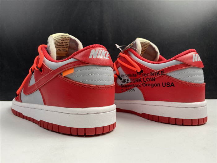 OFF-WHITE x Dunk Low 'University Red' CT0856-600