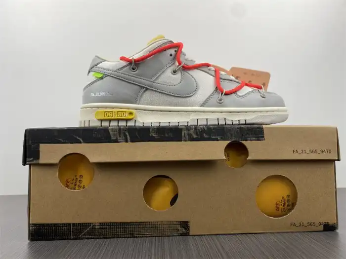 Rep Off-White x Dunk Low 'Lot 06 of 50' DJ1602-110