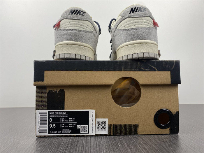 Onekick Nike Dunk Low Off-White Lot 20 DJ0950-115