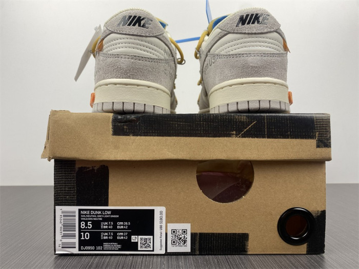 Onekick Nike Dunk Low Off-White Lot 34 DJ0950-102