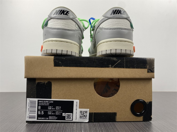 Onekick Nike Dunk Low Off-White Lot 26 DM1602-116