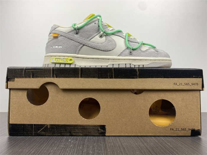 Onekick Nike Dunk Low Off-White Lot 14 DJ0950-107